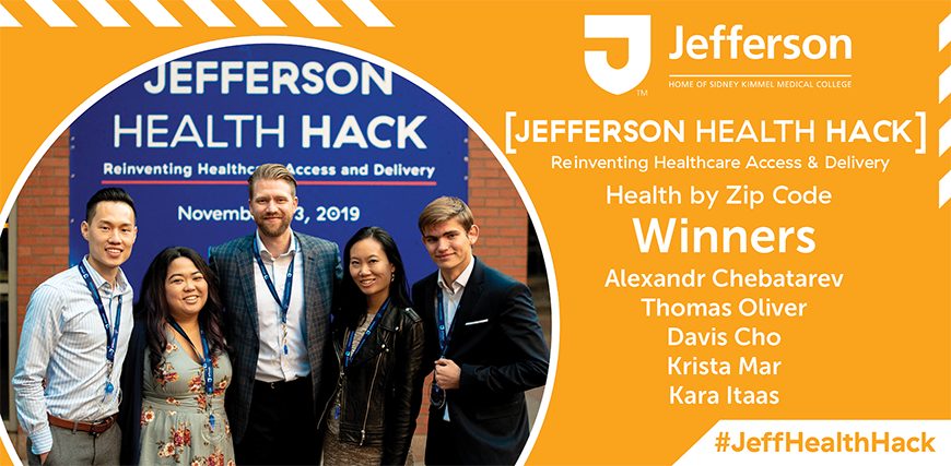 Health by Zip Code Winners: Alexandr Chebatarev, Thomas Oliver, Davis Cho, Krista Mar, Kara Itaas