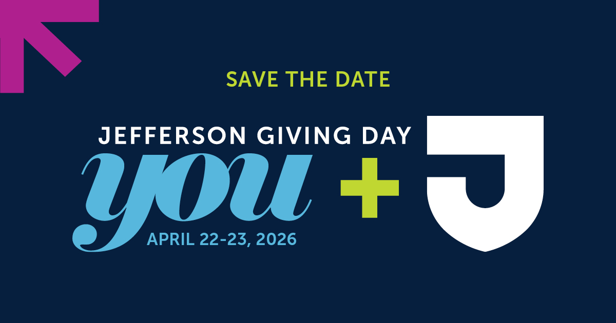 Save the Date graphic for 2026 Jefferson Giving Day