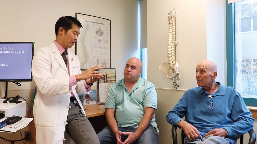 Chengyuan Wu, MD, MSBmE, James (Jim) McKenna Jr. (son), and Jim McKenna