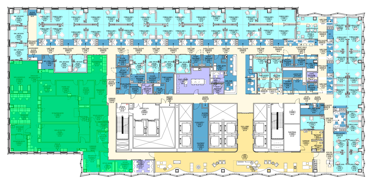 Floor plan of level 12